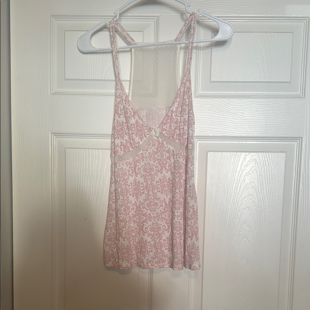 Tart Intimates Pink and White Tank Top